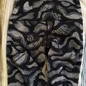 lululemon athletica Black and White Patterned Leggings